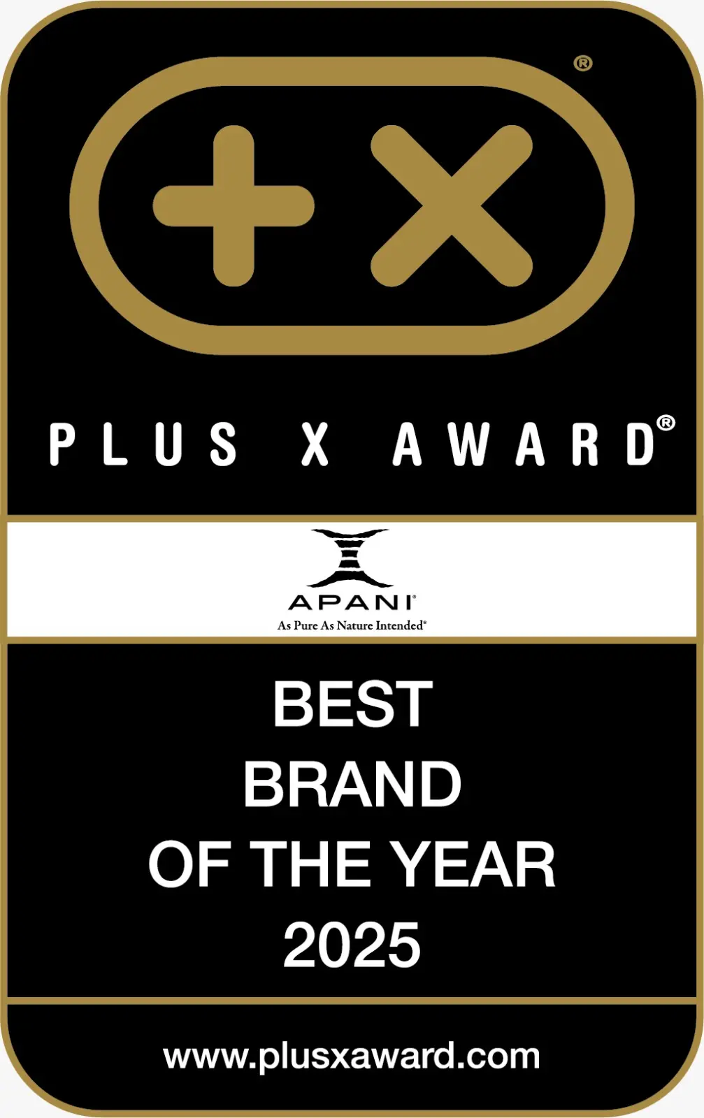 Plus X Award 2025 — Best Brand